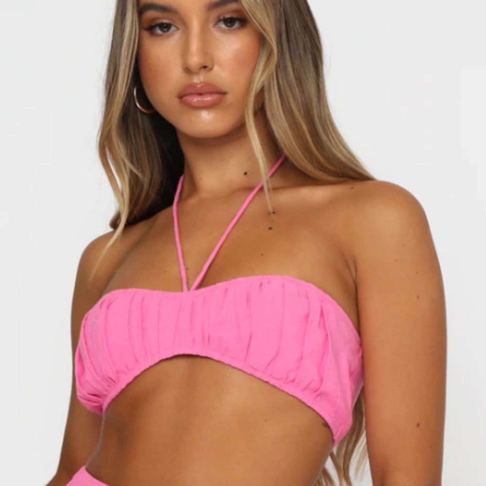 Italian Romance Crop Hot Pink NEVER WORN